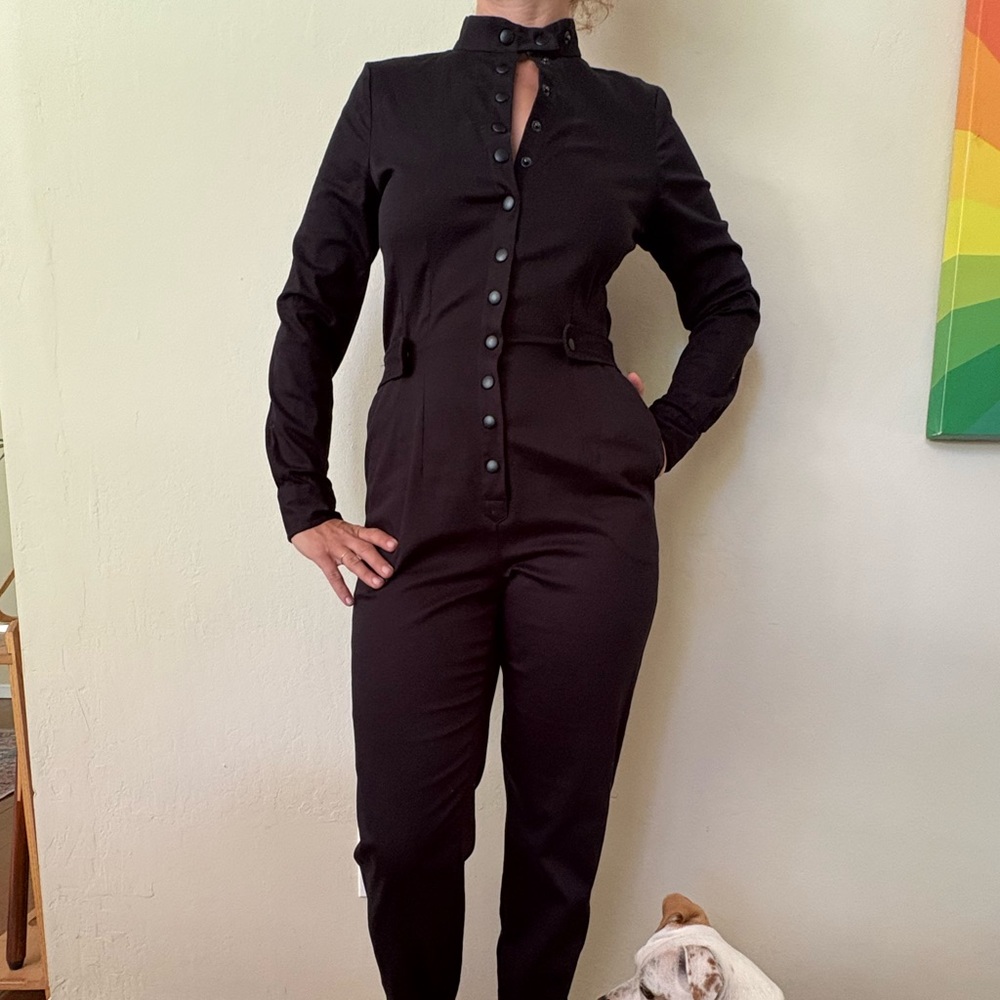 RISEN DIVISION - THE QUIMBY - Elegant Black Jumpsuit - NWOT